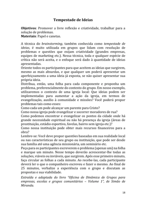 Dinâmicas Missionárias - Dinâmicas e quebra-gelos para promover a visão missionária em sua igreja, grupo e família — page 18