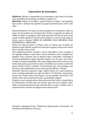 Dinâmicas Missionárias - Dinâmicas e quebra-gelos para promover a visão missionária em sua igreja, grupo e família — page 22
