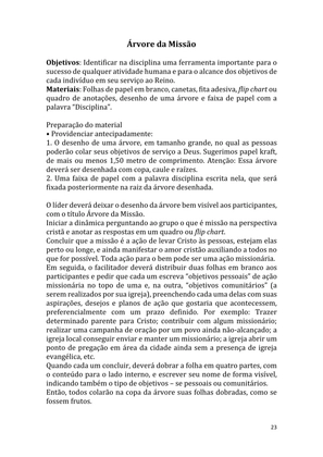 Dinâmicas Missionárias - Dinâmicas e quebra-gelos para promover a visão missionária em sua igreja, grupo e família — page 23