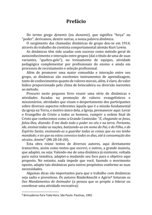 Dinâmicas Missionárias - Dinâmicas e quebra-gelos para promover a visão missionária em sua igreja, grupo e família — page 6