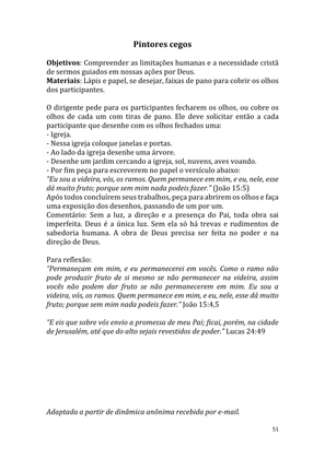 Dinâmicas Missionárias - Dinâmicas e quebra-gelos para promover a visão missionária em sua igreja, grupo e família — page 51