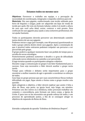 Dinâmicas Missionárias - Dinâmicas e quebra-gelos para promover a visão missionária em sua igreja, grupo e família — page 69