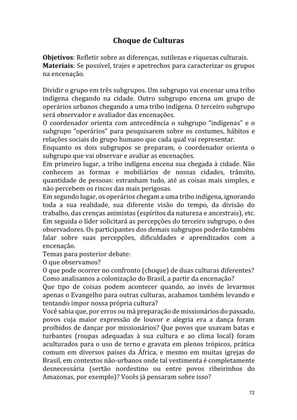 Dinâmicas Missionárias - Dinâmicas e quebra-gelos para promover a visão missionária em sua igreja, grupo e família — page 72