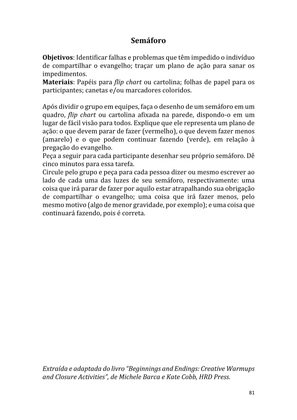 Dinâmicas Missionárias - Dinâmicas e quebra-gelos para promover a visão missionária em sua igreja, grupo e família — page 81