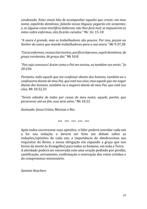 Dinâmicas Missionárias - Dinâmicas e quebra-gelos para promover a visão missionária em sua igreja, grupo e família — page 97