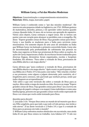 Dinâmicas Missionárias - Dinâmicas e quebra-gelos para promover a visão missionária em sua igreja, grupo e família — page 99