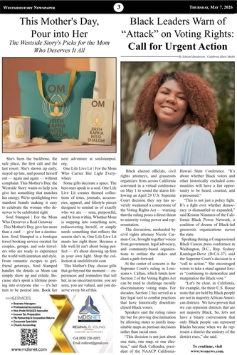 Thursday, May 7, 2026 | Vol 40 No 8 — page 3