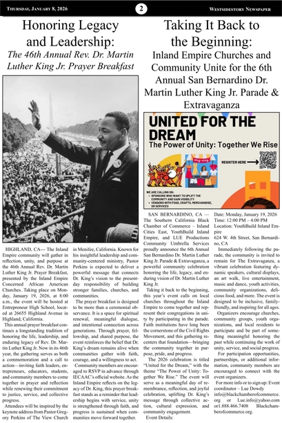 WSSNews | Volume 39 No. 42 — page 2