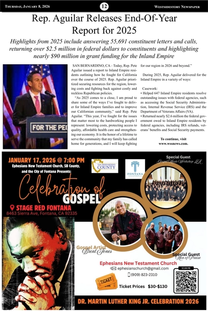 WSSNews | Volume 39 No. 42 — page 12