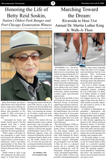 WSSNews | Volume 39 No. 42 — page 5