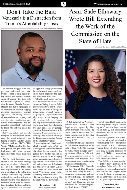 WSSNews | Volume 39 No. 42 — page 8