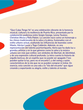 Que Culpa Tengo Yo: Sergio George, Lenny Tavárez, Christian Alicea, Ft. Rafa Pabön — page 11