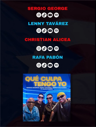 Que Culpa Tengo Yo: Sergio George, Lenny Tavárez, Christian Alicea, Ft. Rafa Pabön — page 22