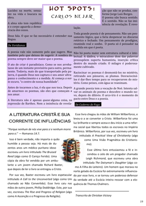 Revista Amplitude n.4 - Revista Cristã de Literatura e Artes — page 19