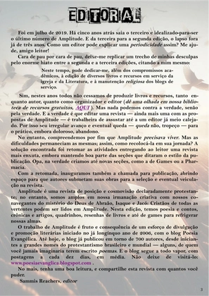 Revista Amplitude n.4 - Revista Cristã de Literatura e Artes — page 3