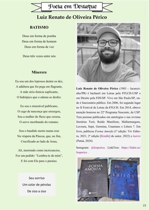 Revista Amplitude n.4 - Revista Cristã de Literatura e Artes — page 23