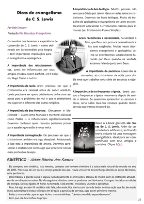 Revista Amplitude n.4 - Revista Cristã de Literatura e Artes — page 25