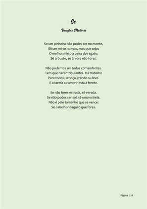 Pequeno Compêndio de Poemas Luminosos - Os Melhores Poemas Motivacionais — page 14