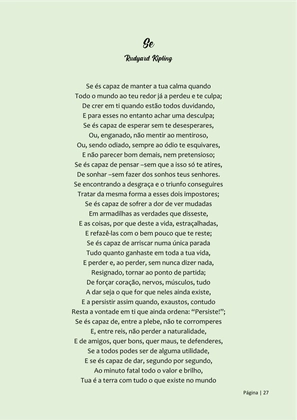Pequeno Compêndio de Poemas Luminosos - Os Melhores Poemas Motivacionais — page 27
