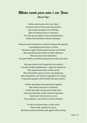 Pequeno Compêndio de Poemas Luminosos - Os Melhores Poemas Motivacionais — page 29