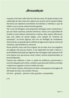 Pequeno Compêndio de Poemas Luminosos - Os Melhores Poemas Motivacionais — page 4