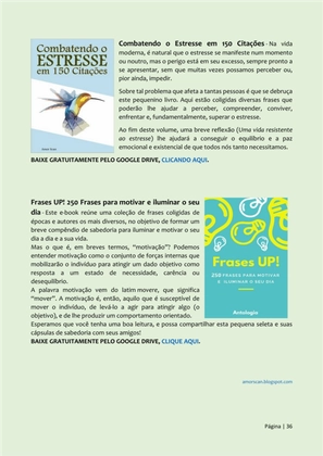 Pequeno Compêndio de Poemas Luminosos - Os Melhores Poemas Motivacionais — page 36