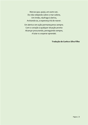 Pequeno Compêndio de Poemas Luminosos - Os Melhores Poemas Motivacionais — page 8