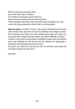 A Cadeia Alcoólica - Frases, poemas e reflexões sobre o alcoolismo — page 102