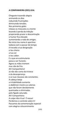 A Cadeia Alcoólica - Frases, poemas e reflexões sobre o alcoolismo — page 103