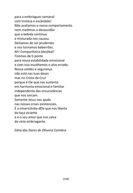 A Cadeia Alcoólica - Frases, poemas e reflexões sobre o alcoolismo — page 104
