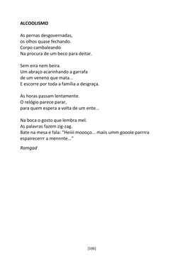 A Cadeia Alcoólica - Frases, poemas e reflexões sobre o alcoolismo — page 106