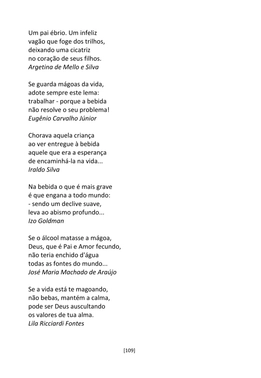 A Cadeia Alcoólica - Frases, poemas e reflexões sobre o alcoolismo — page 109