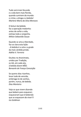 A Cadeia Alcoólica - Frases, poemas e reflexões sobre o alcoolismo — page 110