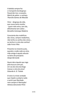 A Cadeia Alcoólica - Frases, poemas e reflexões sobre o alcoolismo — page 113