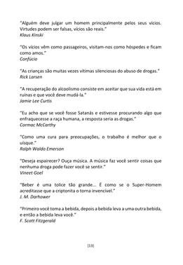 A Cadeia Alcoólica - Frases, poemas e reflexões sobre o alcoolismo — page 13