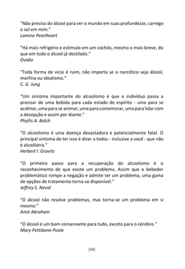 A Cadeia Alcoólica - Frases, poemas e reflexões sobre o alcoolismo — page 14