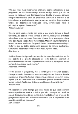 A Cadeia Alcoólica - Frases, poemas e reflexões sobre o alcoolismo — page 16