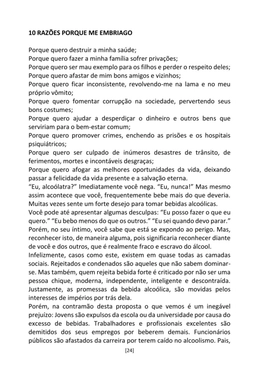 A Cadeia Alcoólica - Frases, poemas e reflexões sobre o alcoolismo — page 24