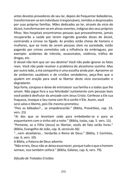 A Cadeia Alcoólica - Frases, poemas e reflexões sobre o alcoolismo — page 25