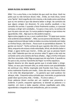 A Cadeia Alcoólica - Frases, poemas e reflexões sobre o alcoolismo — page 27