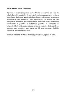 A Cadeia Alcoólica - Frases, poemas e reflexões sobre o alcoolismo — page 34