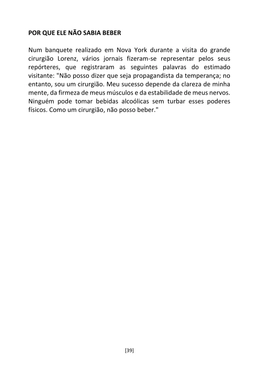 A Cadeia Alcoólica - Frases, poemas e reflexões sobre o alcoolismo — page 39