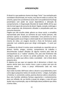 A Cadeia Alcoólica - Frases, poemas e reflexões sobre o alcoolismo — page 5