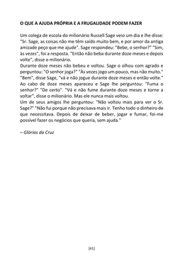 A Cadeia Alcoólica - Frases, poemas e reflexões sobre o alcoolismo — page 41