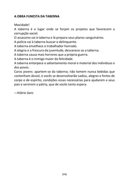 A Cadeia Alcoólica - Frases, poemas e reflexões sobre o alcoolismo — page 44