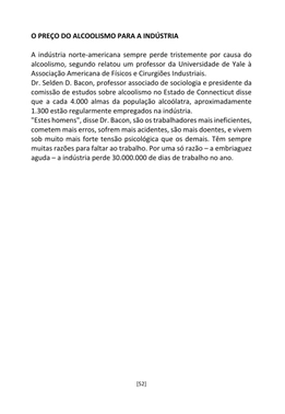 A Cadeia Alcoólica - Frases, poemas e reflexões sobre o alcoolismo — page 52