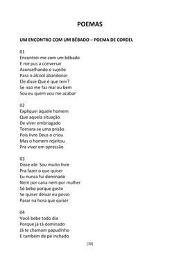 A Cadeia Alcoólica - Frases, poemas e reflexões sobre o alcoolismo — page 70