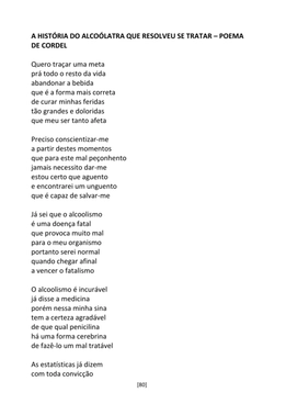 A Cadeia Alcoólica - Frases, poemas e reflexões sobre o alcoolismo — page 80