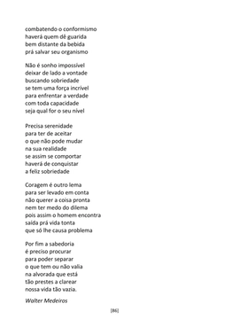 A Cadeia Alcoólica - Frases, poemas e reflexões sobre o alcoolismo — page 86