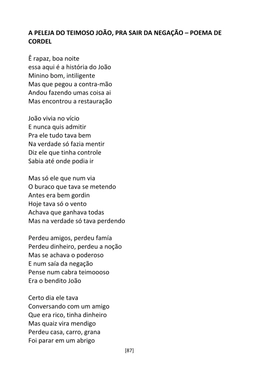 A Cadeia Alcoólica - Frases, poemas e reflexões sobre o alcoolismo — page 87